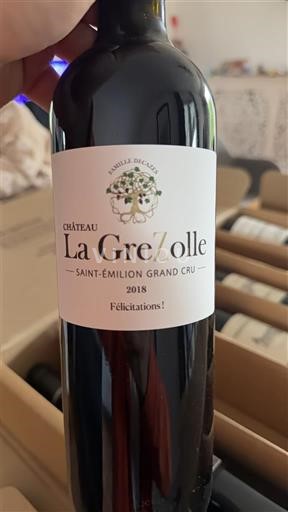 Bordeaux Saint-Émilion Grand Cru Grand Cru Château La Grezolle 2018