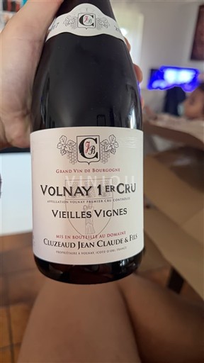 Borgonha Volnay Premier Cru Cluzeaud Jean Claude & Fils Vieilles Vignes 2017