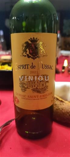 Bordeaux Lussac-saint-émilion Esprit de Lussac 2021