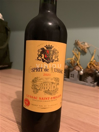 Bordeaux Lussac-saint-émilion Esprit de Lussac 2021