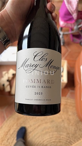 Borgoña Pommard Clos Marey Monge 75 Rangs 2023
