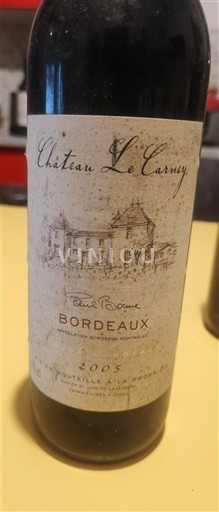 Bordeaux Château Le Carney 2005