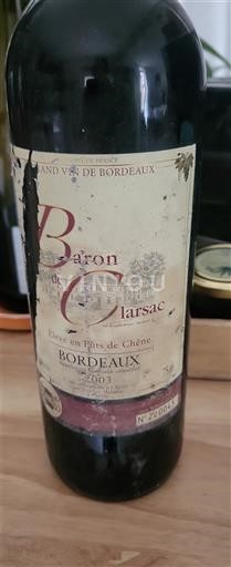 Bordeaux Baron de Clarsac 2003