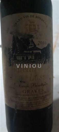 Bordeaux Graves Château Lisse Prestige 2010