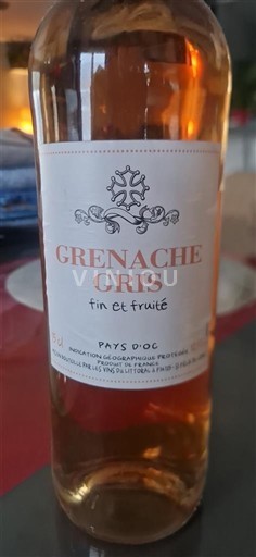 Languedoc a Roussillon Pays d'Oc Grenache Gris fin et fruité 2017