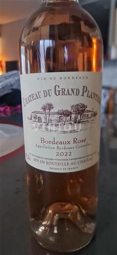 Bordeaux Bordeaux rosé Château Grand Plantier 2022