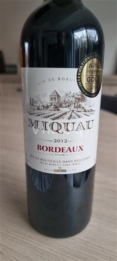 Burdeos Bordeaux Miquau 2012