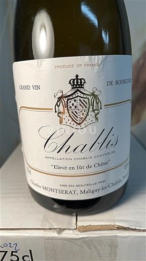 Burgundsko Chablis Charles Montserat 2022