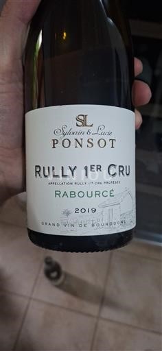 Burgundsko Nespecifikováno Premier Cru Sylvain & Lucie Ponsot Rabourcé 2019