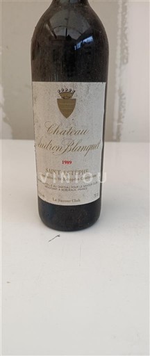 Burdeos Saint-Estèphe Château Andron Blanquet 1989