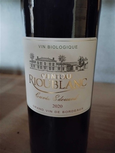 Bordeaux Château Rioublanc Edouard 2020