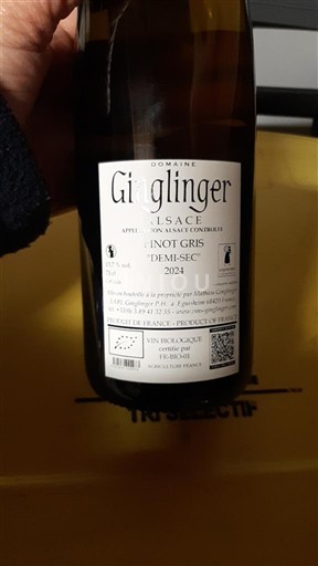 Elsass Domaine Ginglinger 2024