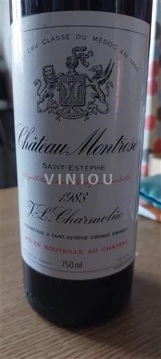 Bordeaux Saint-Estèphe Château Montrose J-L.Charmolue 1983