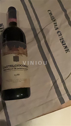 Toscane Brunello di Montalcino Castelgiocondo 1988