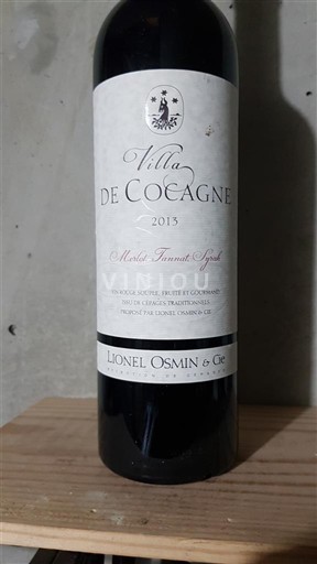 Sydvestfrankrig Comté tolosan Lionel Osmin & Cie Villa de Cocagne 2013