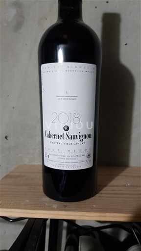 Burdeos Haut-Médoc Château Vieux Landat Cabernet Sauvignon 2018