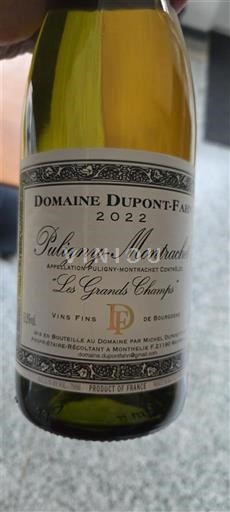 Borgogna Puligny-Montrachet Domaine Pont-Fahn Les Grands Champs 2022