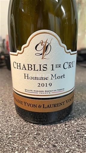 Bourgondië Chablis Premier Cru Domaine Yvon & Laurent Vocoret Homme Mort 2019