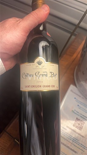 Bordeaux Saint-Émilion Grand Cru Grand Cru Château Grand Bert 2014