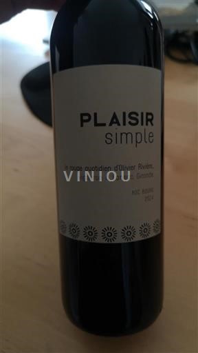 Burdeos Côtes-de-bourg Les jardins d'edina Plaisir Simple 2024