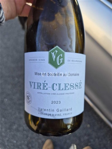Bourgogne Viré-clessé Valentin Gaillard 2023