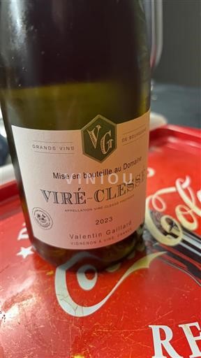 Burgundy Viré-clessé Valentin Gaillard 2023