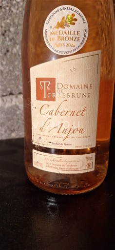 Loire Valley Cabernet d'Anjou Domaine Terrebrune 2021