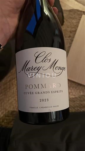 Borgoña Pommard Clos Marey-Monge Grands Esprits 2023