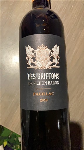Bordeaux Pauillac Pichon Baron Les Griffons 2019