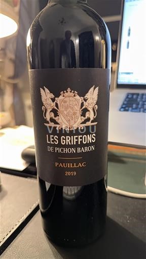 Bordeaux Pauillac Pichon Baron Les Griffons 2019