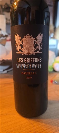 Bordeaux Pauillac Pichon Baron Les Griffons 2019