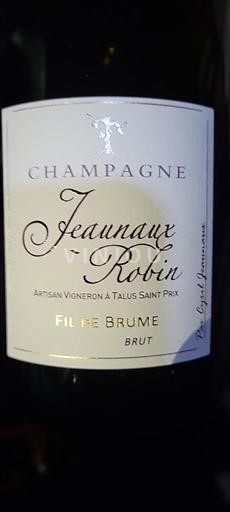 Champagne Sâm-panh Jeaunaux-Robin Fil de Brume Không niên vụ
