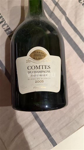 Mousserende wijnen Blanc brut Comtes de Champagne Blanc de Blancs Taittinger 2005 Frankrijk Champagne AOC