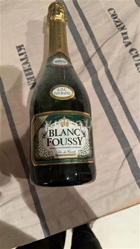 Loirevallei Touraine Blanc Foussy Fines Bulles Niet-geïntegreerd