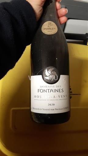 Beaujolais Moulin-à-vent Domaine S Fontaines 2020