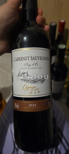 Viinit Rouge sec Cépage d'Or 2024 Ranska Languedoc ja Roussillon Pays d'Oc IGP