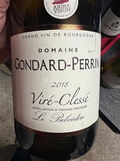 Borgogna Viré-clessé Domaine Gondard-Perrin Le Belvédère 2018