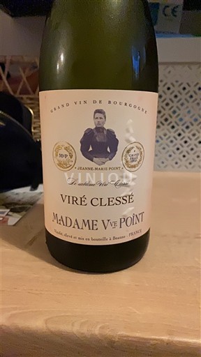 Burgundy Viré-clessé Madame Veuve Point Jeanne-Marie Point 2023