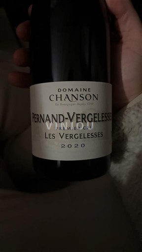 Bourgogne Pernand-Vergelesses Premier Cru Domaine Chanson Les Vergelesses 2020