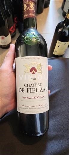 Bordeaux Pessac-Léognan Cru Classé de Graves Château Fieuzal 2004