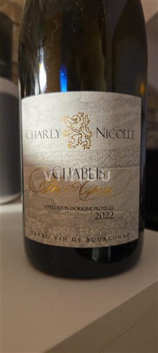 Bourgogne Chablis Charly Nicolle Les Coteaux 2022