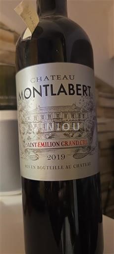 Bordeaux Saint-Émilion Grand Cru Grand Cru Château Montlabert 2019