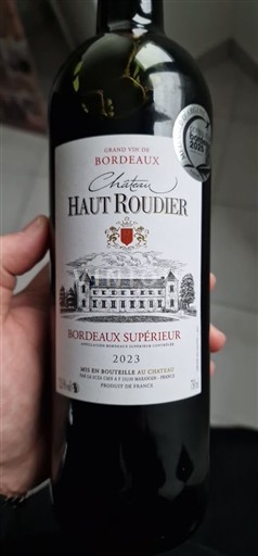 Bordeaux Bordeaux Supérieur Château Haut Roudier 2023