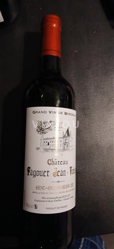 Bordeaux Saint-Émilion Grand Cru Château Fagouet Jean-Vieux 2022