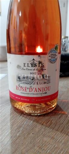 Loire Valley Rosé d'Anjou Elysis Les Caves de La Loire 2017
