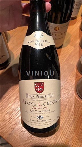 Burgundy Aloxe-Corton Premier Cru Roux Père & Fils Les Valozières 2018