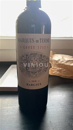 Bordeaux Margaux Château Marquis de Terme 1762 2018