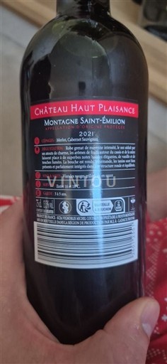 Bordeaux Montagne-saint-émilion Château Haut Plaisance 2021
