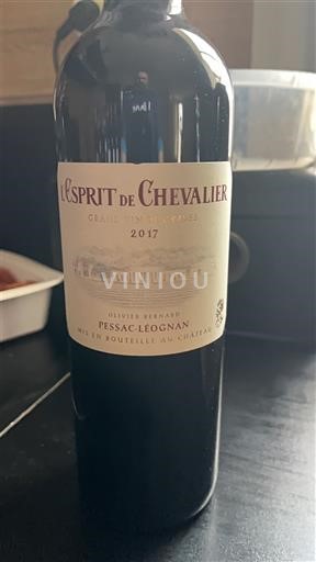 Bordeaux Pessac-Léognan Domaine Chevalier L'Esprit de Chevalier 2017