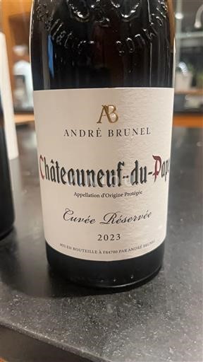 Rhône-dalen Châteauneuf-du-Pape André Brunel Réservée 2023